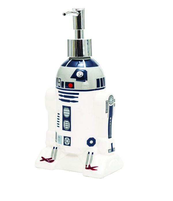 STAR WARS R2D2 CERAMIC SOAP DISPENSER IN GIFT WRAP
