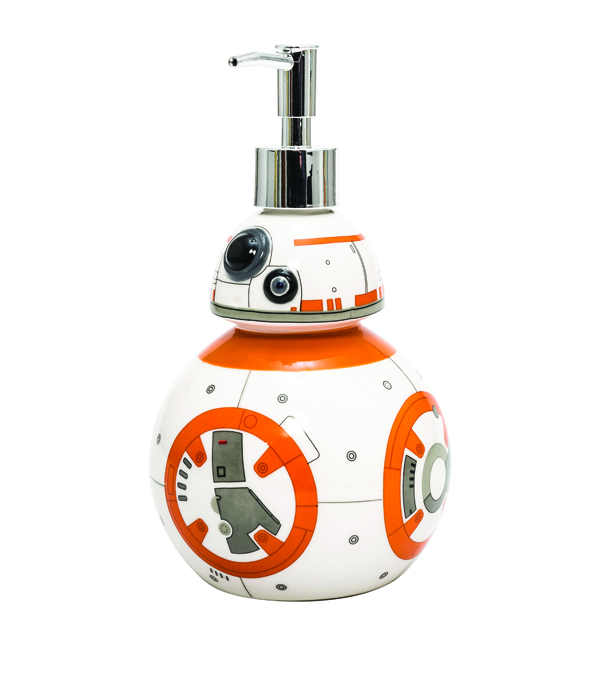 STAR WARS BB8 CERAMIC SOAP DISPENSER IN GIFT WRAP
