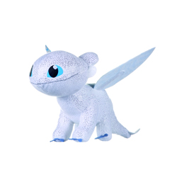LIGHT FURY PLUSH 32 CM LONG WITH GLOW IN THE DARK EFFECT