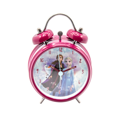 DISNEY FROZEN II METAL TWINBELL CLOCK
