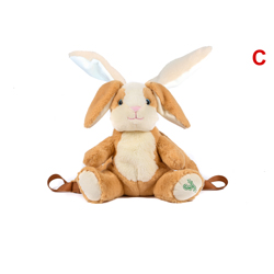 BUNNY FLAPPERS ECO PLUSH BACKPACK