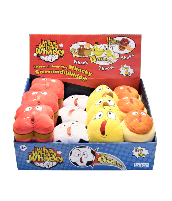 WHA WHAA WACKY PLUSH WITH SOUND