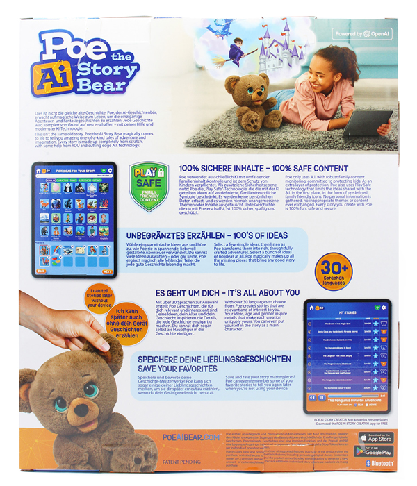POE, DER KREATIVE GESCHICHTENBÄR - KI-GESTEUERT