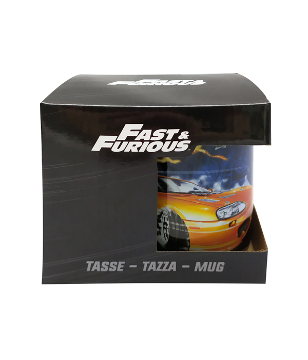 FAST AND FURIOUS KERAMIKTASSE ORANGE 
