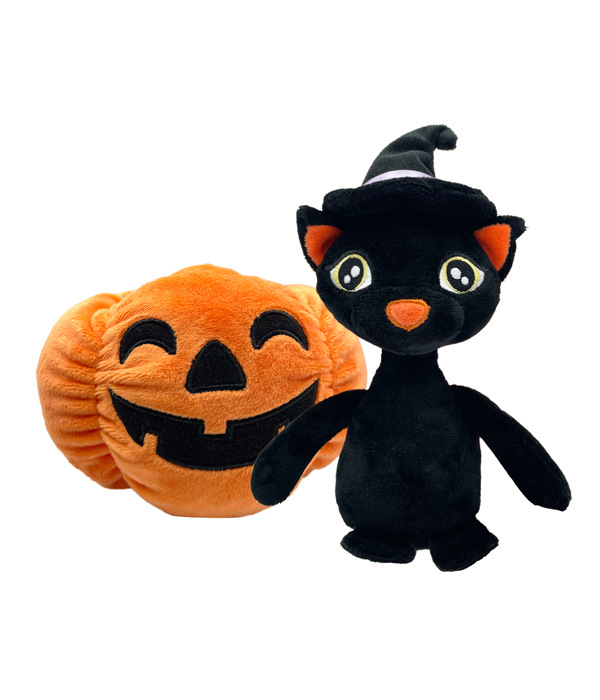 HALLOWEEN CAT PLUSH 25 CM