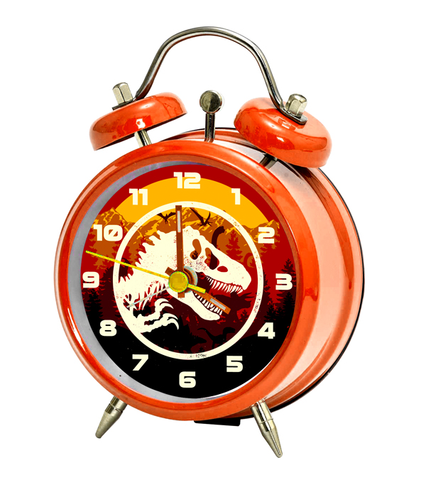 JURASSIC WORLD DOMINION  METAL ALARM CLOCK