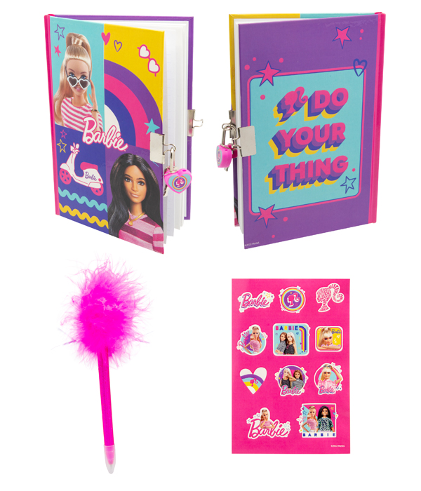 BARBIE TAGEBUCH DECO SET