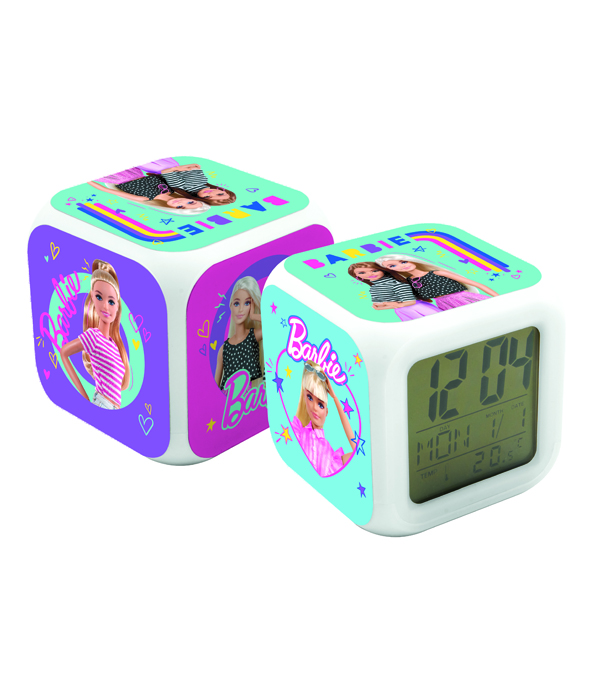 CONFEZIONE REGALO SVEGLIA A CUBO BARBIE