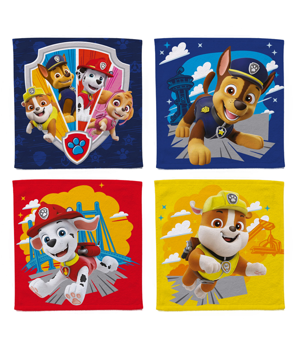 PAW PATROL NEW MAGIC TOWELS 30X30 CM 