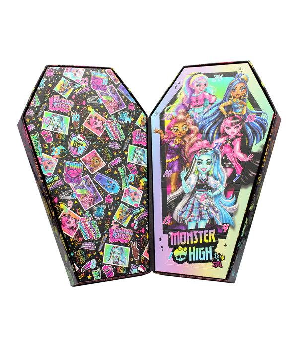 MONSTER HIGH  ADVENTSKALENDER MIT SCHMUCK UND HAARSCHMUCK 