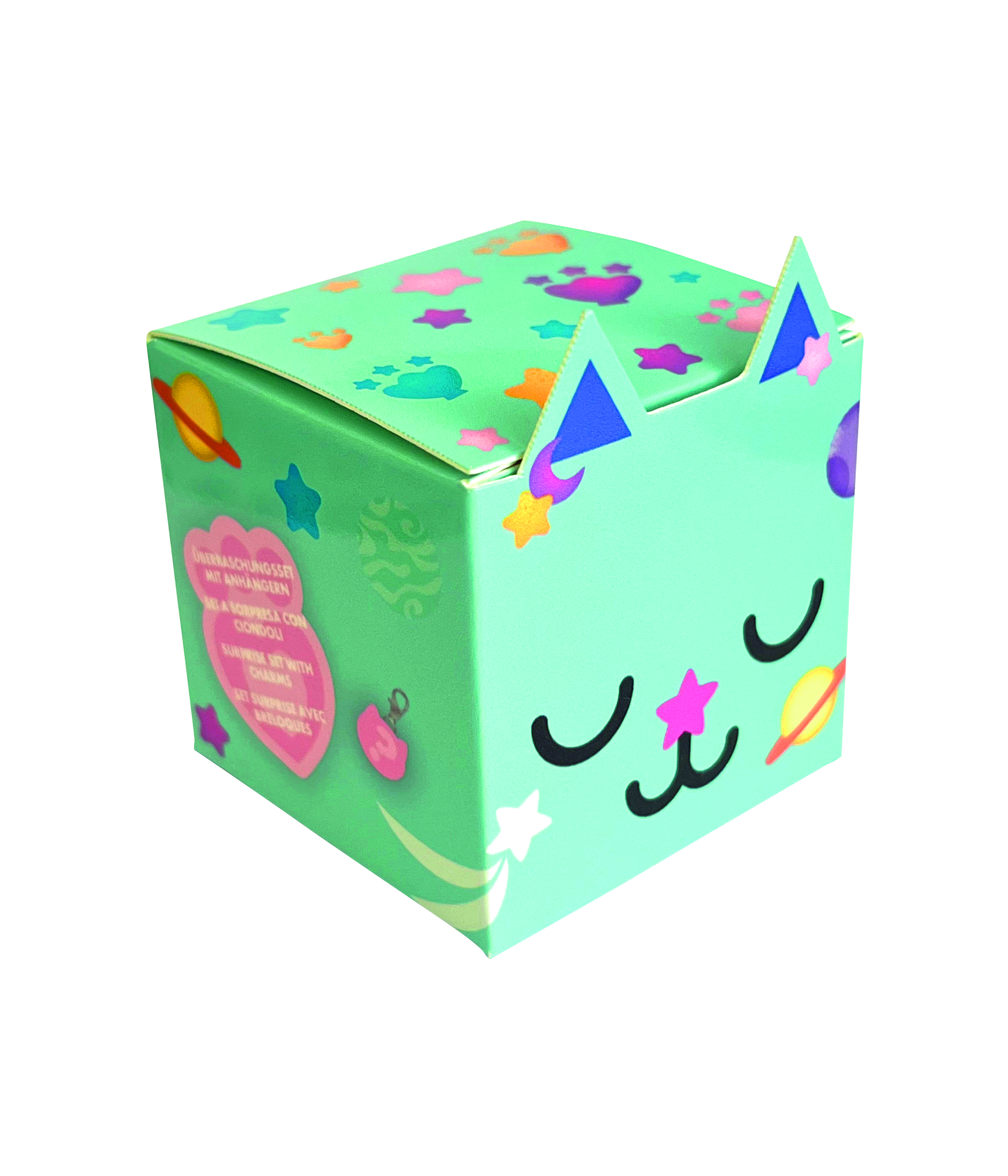 GABBY'S DOLLHOUSE SURPRISE BOX, EACH WITH A BRACELET AND 3 CHARMS 