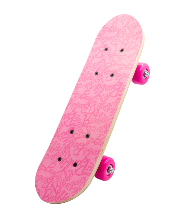 MINI SKATEBOARD BARBIE IN LEGNO 43X12X8 CM