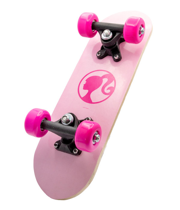 MINI SKATEBOARD BARBIE IN LEGNO 43X12X8 CM