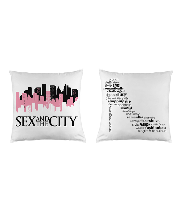 SEX & THE CITY SQUARE PLUSH PILLOW 