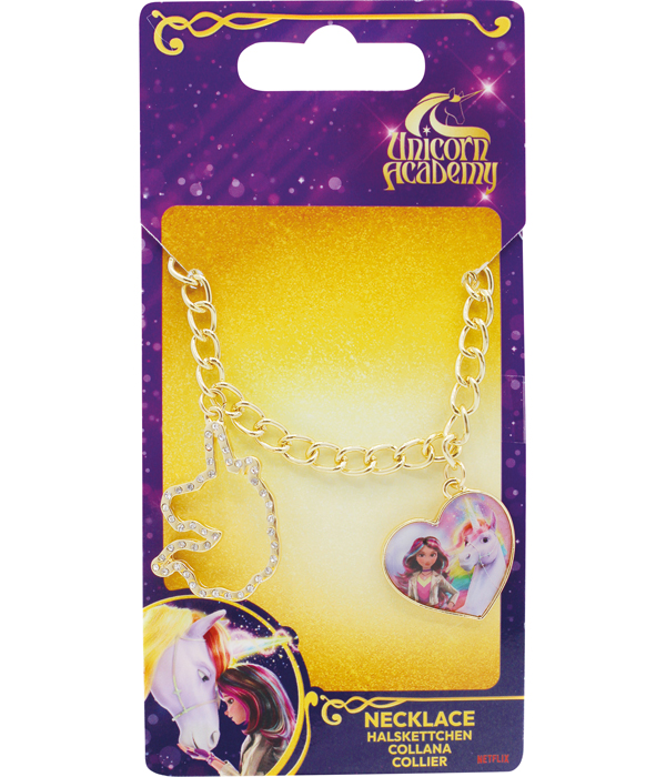 COLLANA UNICORN ACADEMY CON 2 CIONDOLI