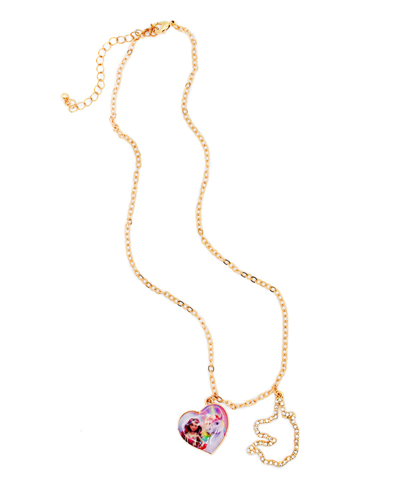 UNICORN ACADEMY HALSKETTE MIT 2 CHARMS
