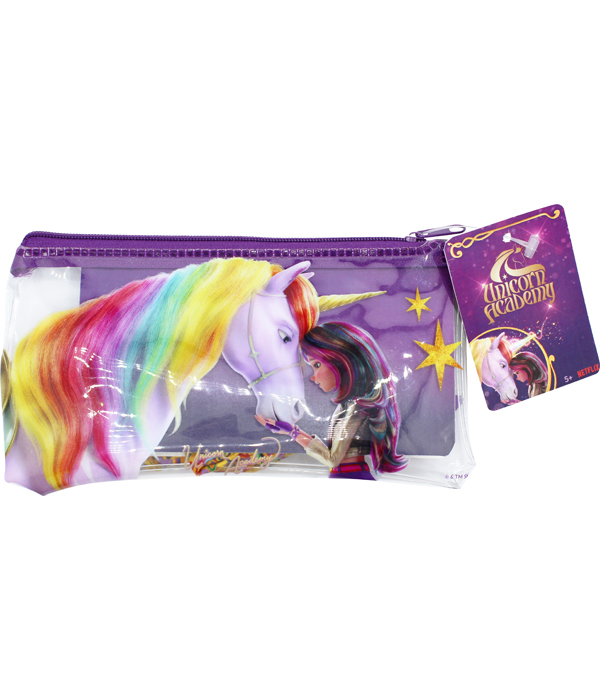 UNICORN ACADEMY SET: POUCH MIT HAARSCHMUCK