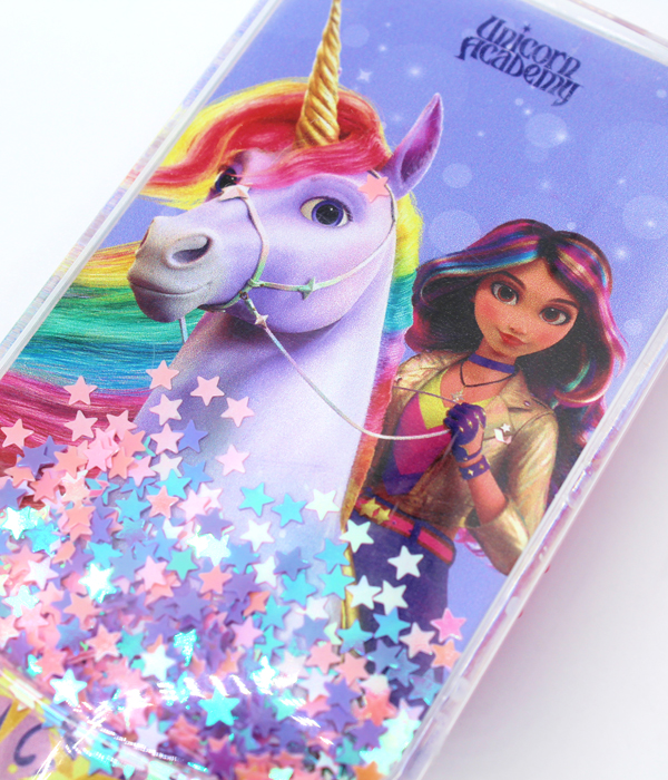UNICORN ACADEMY BÜRSTE MIT GLITZERELEMENTEN  - 3 DESIGNS 