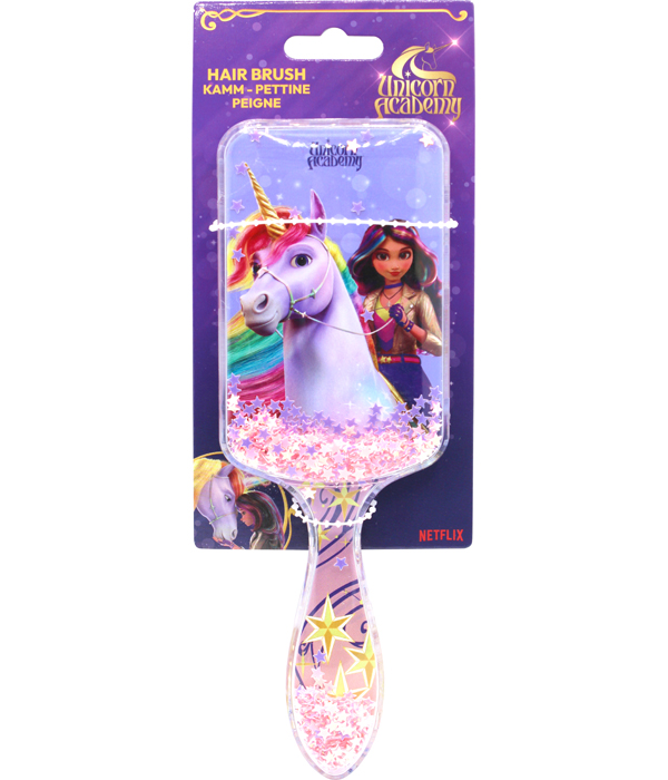 PENNELLO UNICORN ACADEMY CON ELEMENTI GLITTER - 3 DESIGN