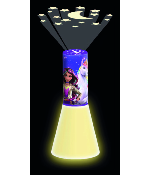 LUCE NOTTURNA MAGICA 3 IN 1 UNICORN ACADEMY