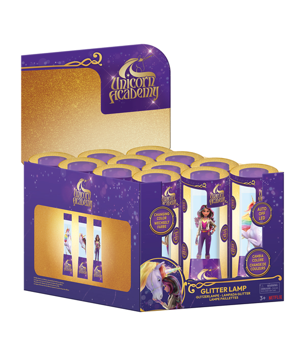 UNICORN ACADEMY LED GLITZERLAMPEN IN CDU