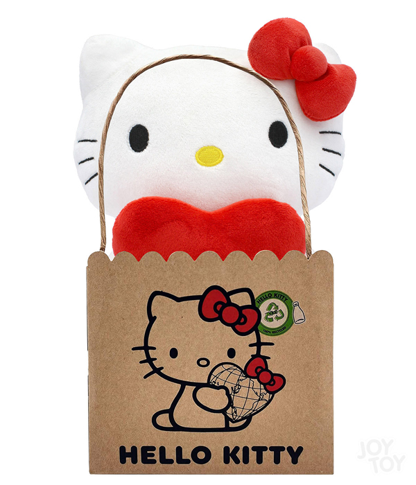 HELLO KITTY CUORE ECO PELUCHE 24 CM