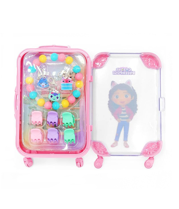 GABBY'S DOLLHOUSE ACCESSORY SET IN MINI TROLLEY IN CDU