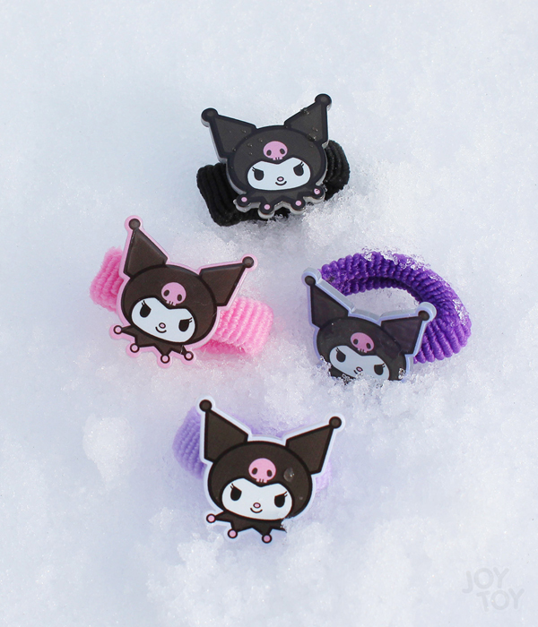 KUROMI 4 PIG HAIR HOLDER IN GIFT PACKAGING 5X15 CM