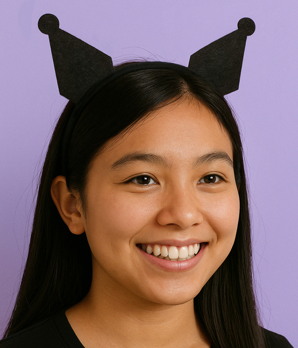 SET DI GIOIELLI KUROMI CON ORECCHIE KUROMI