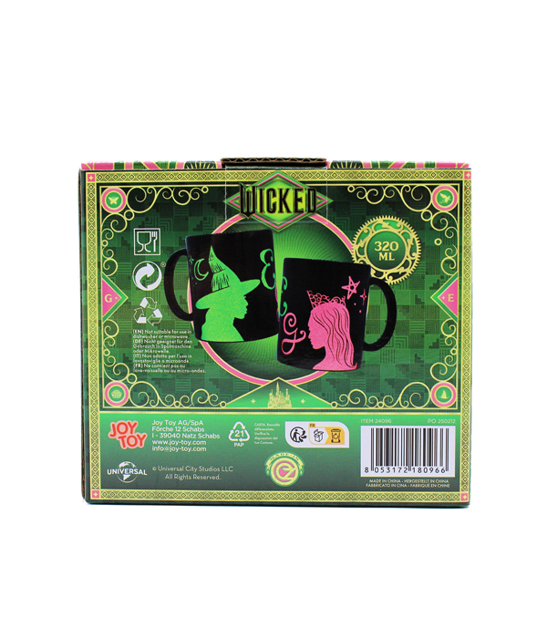 WICKED CERAMIC MUG 320 ML WITH GLITTER