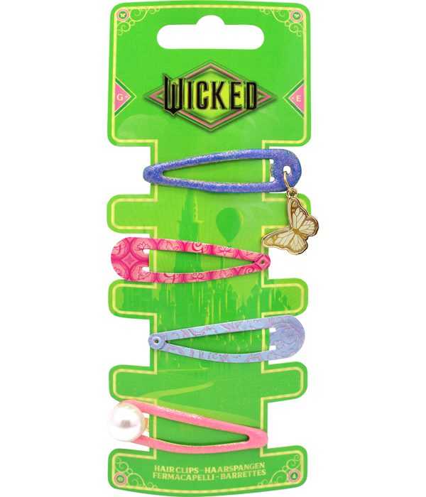WICKED GINDA  4 HAARSPANGEN AUF BACKERCARD
