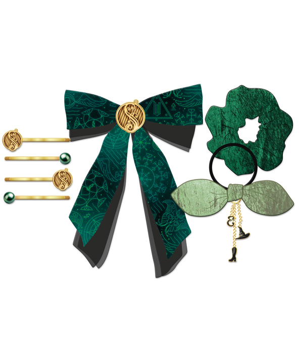 SET DI GIOIELLI PER CAPELLI WICKED ELPHABA CON FIOCCO