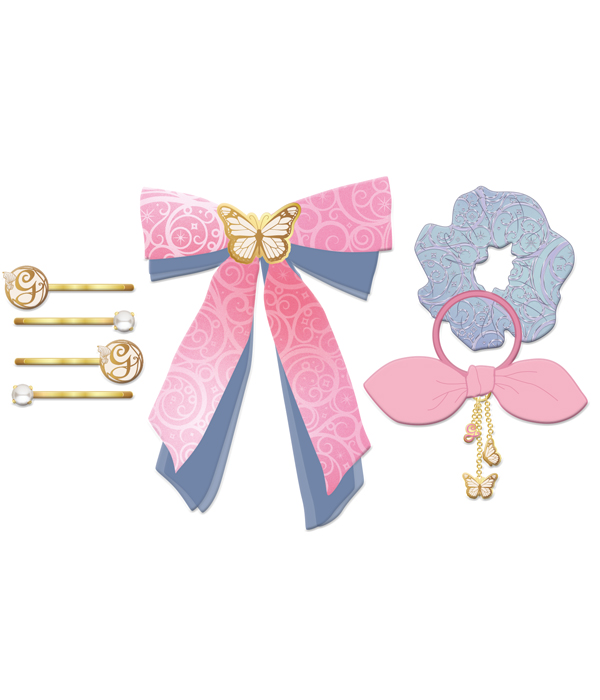 SET DI GIOIELLI PER CAPELLI WICKED GLINDA CON FIOCCO