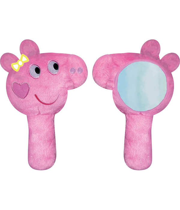 PEPPA PIG PLÜSCH HAARBAND MIT PLÜSCHSPIEGEL 