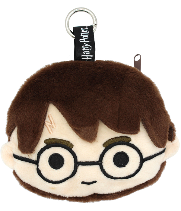 BORSA IN PELUCHE HARRY POTTER CON CLIP - HARRY POTTER 14X11X4