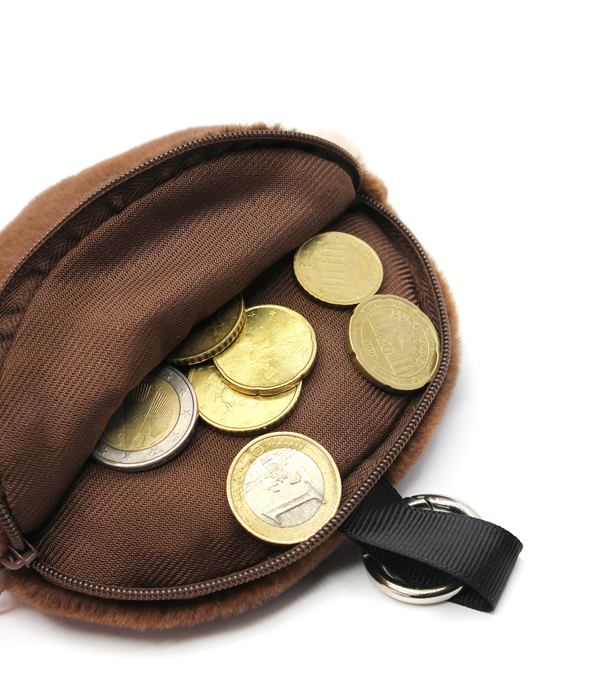 BORSA IN PELUCHE HARRY POTTER CON CLIP - HARRY POTTER 14X11X4