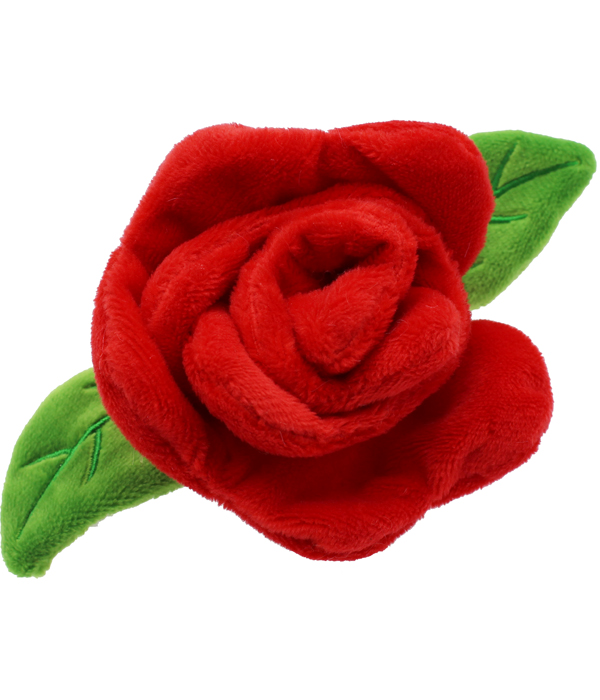 5 PLUSH ROSES IN HEART PACKAGING 17X17X8 CM