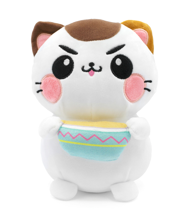 FUNNY CAT WITH SOUP - 25 CM PLUSH