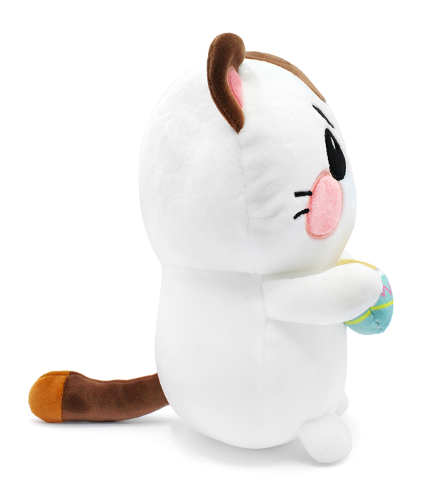 FUNNY CAT WITH SOUP - 25 CM PLUSH