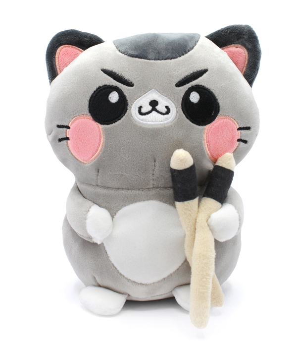 FUNNY CAT MIT CHOPSTICKS - 25 CM PLÜSCH