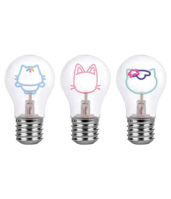 GABBY'S DOLLHOUSE LED BULBS WITH COLORFUL LIGHT