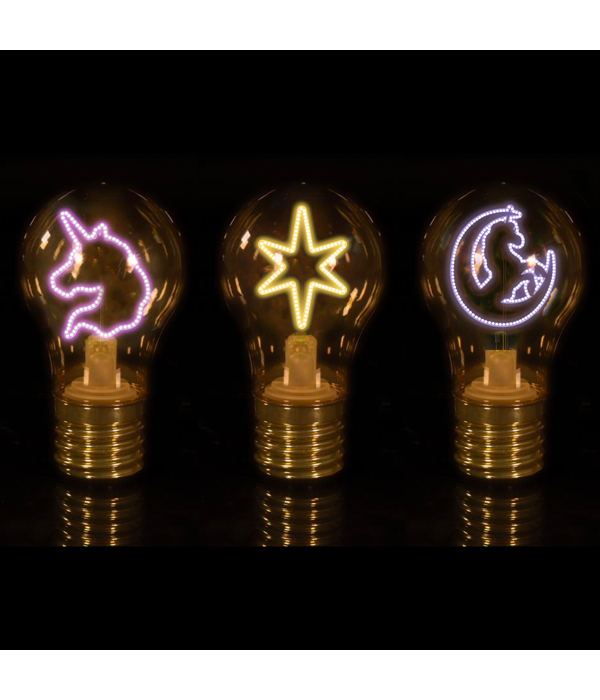 UNICORN ACADEMY LED GLÜHBIRNEN MIT BUNTEM LICHT