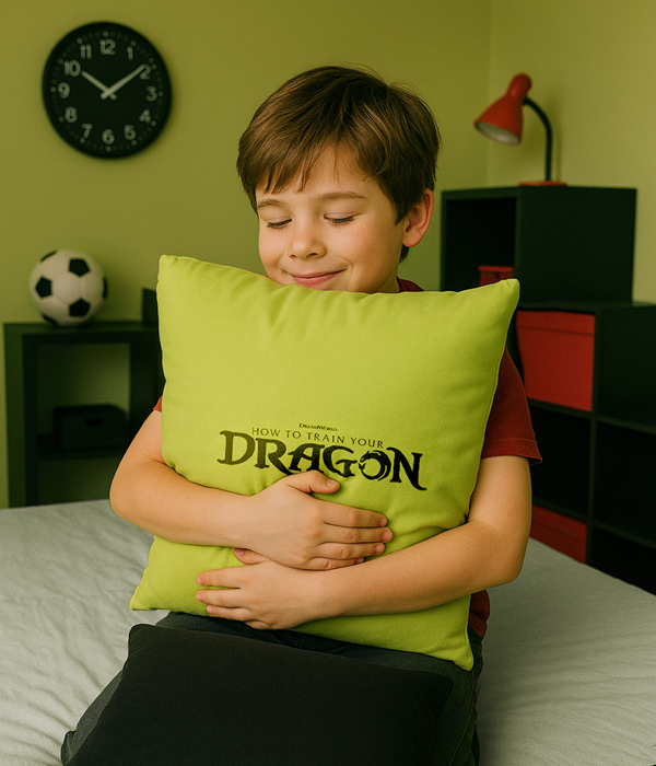 DRAGONS LIVE ACTION PILLOW36X36 CM
