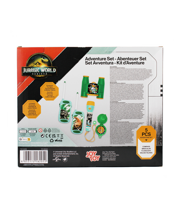 JURASSIC WORLD REBIRTH ADVENTURE SET 5 PIECES