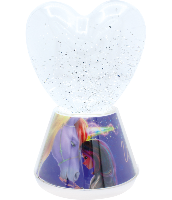 Unicorn Academy heart LED lamp