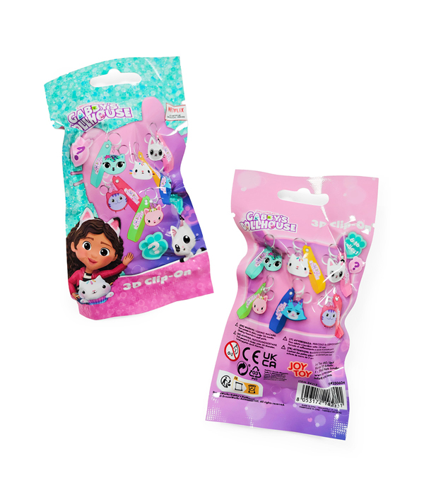 GABBY'S DOLLHOUSE 3D PVC CLIP-ON IN CUP