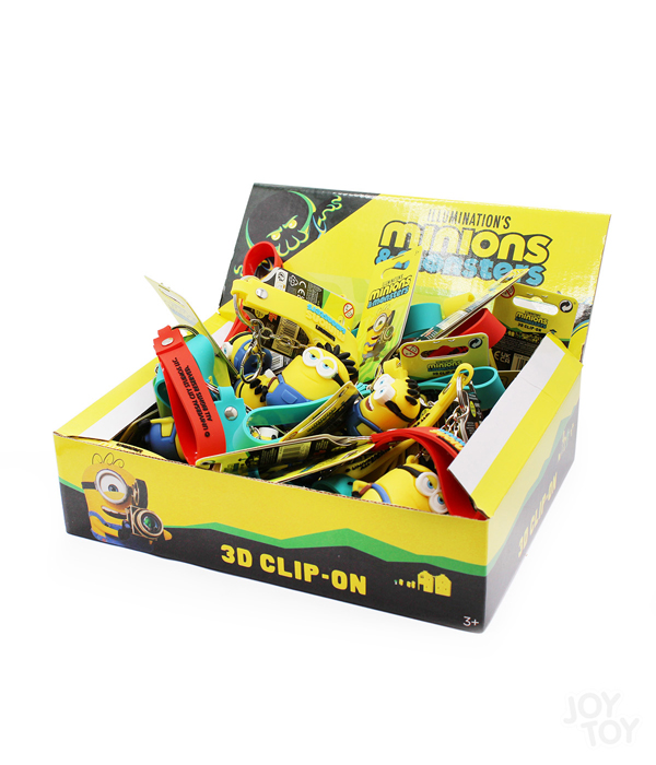 MINIONS 3 CLIP ON 3D SCHLÜSSELANHÄNGER