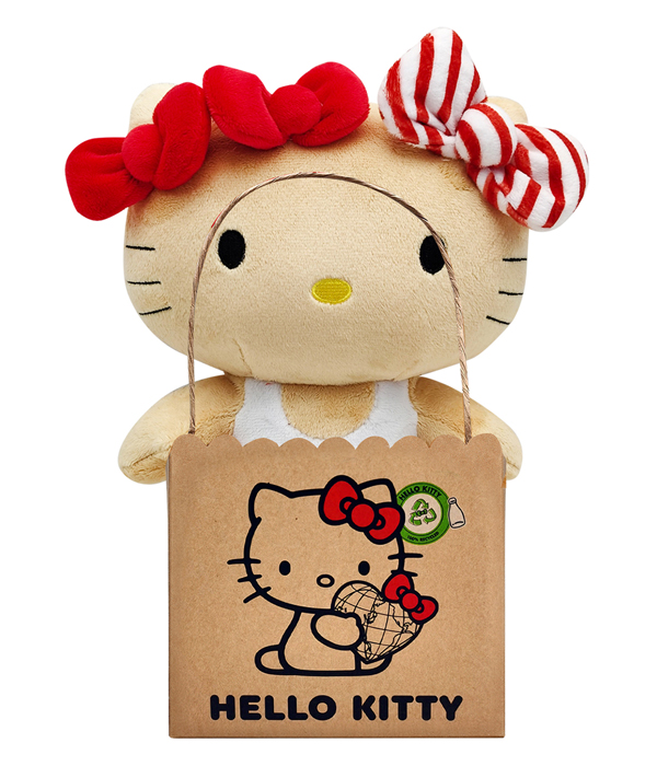 HELLO KITTY SUMMER DAYS FLOATY ECO PLUSH 24 CM