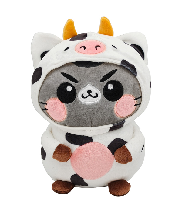 FUNNY CATS KUH PLÜSCH 21 CM