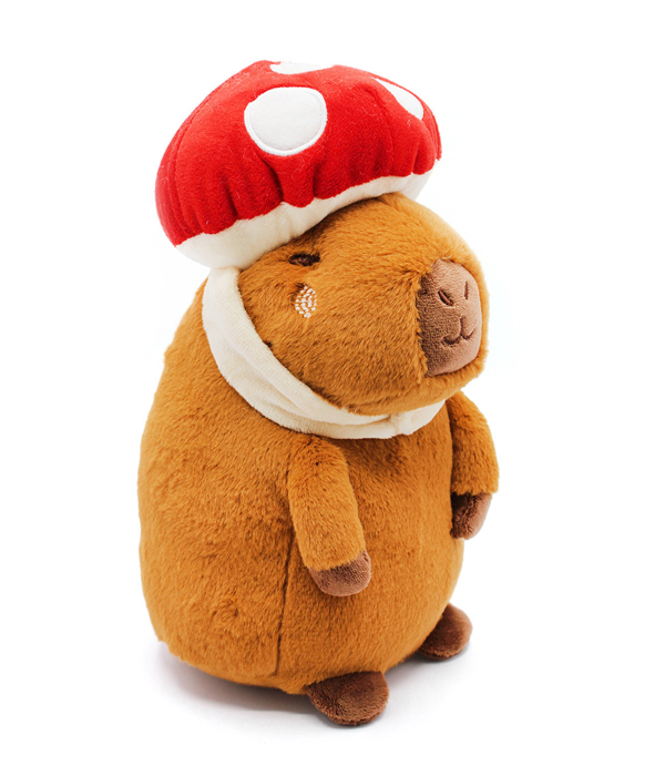CAPYBARA MUSHROOM PLUSH 23CM